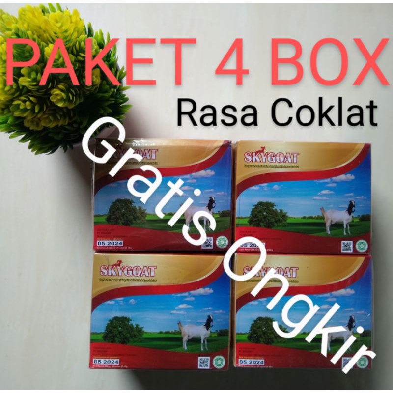 

Paket Susu Kambing Etawa Skygoat 4 Kotak Coklat Banjarmasin