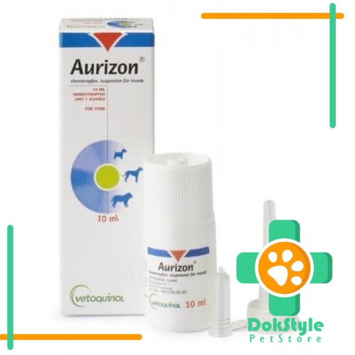 AURIZON OBAT TETES TELINGA KUCING ANJING ORIGINAL 10ML