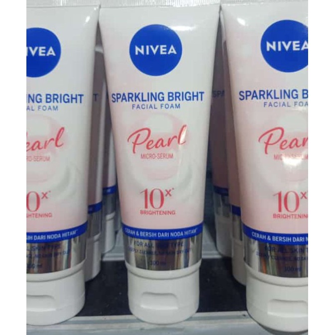 NIVEA Sparkling Bright Whitening Facial Foam - 100 ml