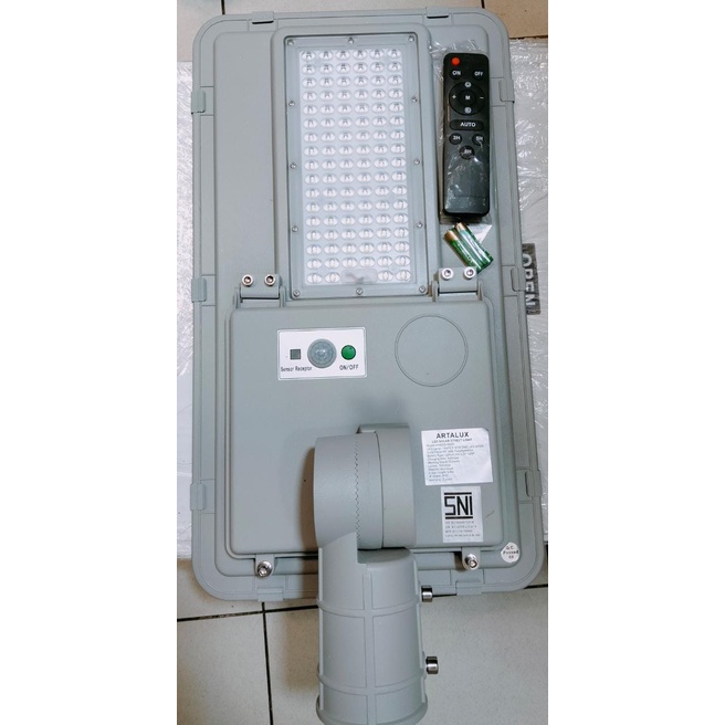 LAMPU PJU LED 100W SOLAR PANEL AR9223 / LAMPU LED PJU / LAMPU PJU JALAN SOLAR PANEL