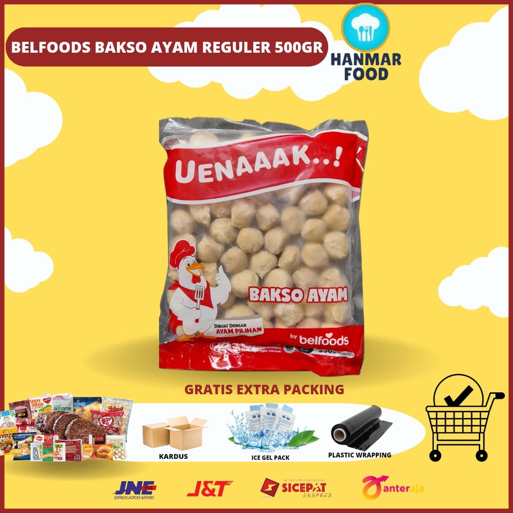 

Belfoods Bakso Ayam Reguler isi 50 pcs