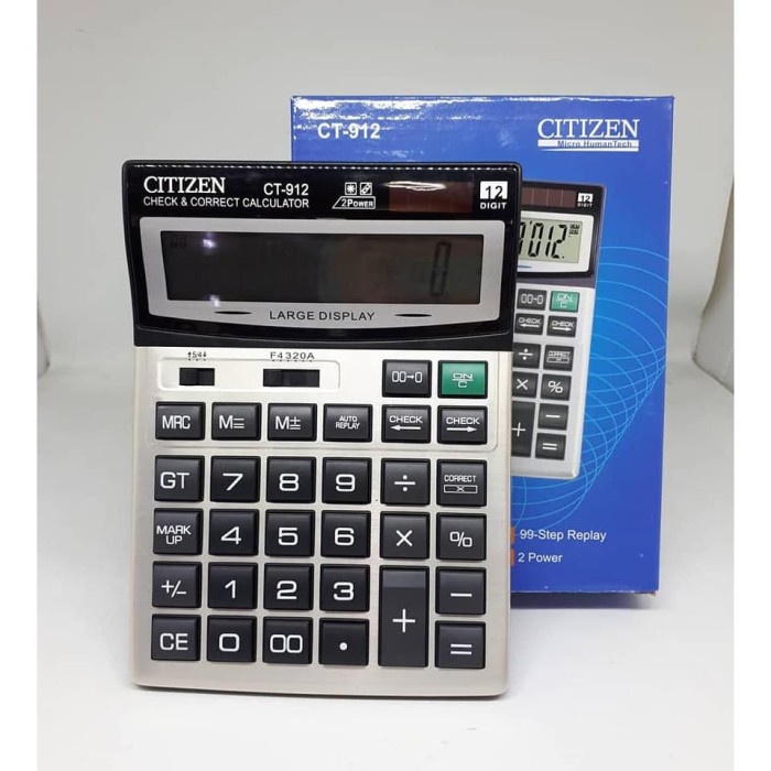 

FREE ONGKIR KALKULATOR CITIZEN CT 912 ANGKA BESAR 12 DIGIT