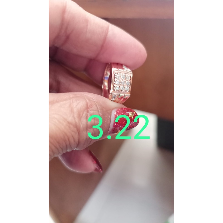 acc cincin laki laki petak sembilan berlian medan/cincin fashion laki laki/cincin berlian medan laki