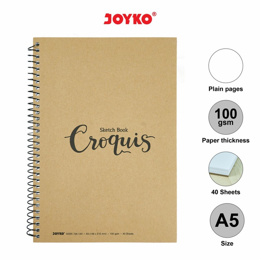 

Buku Sketsa Gambar Sketch Book Joyko SKBK-706-A5