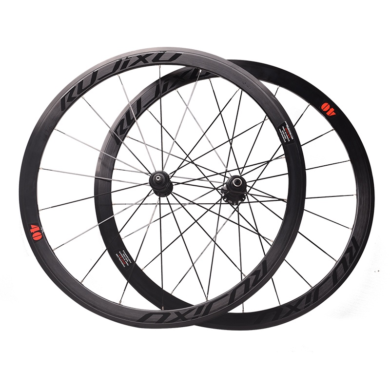 Bicycle Wheelset Rujixu 40MM Disc brake dan Rim brake 700C Road Bike