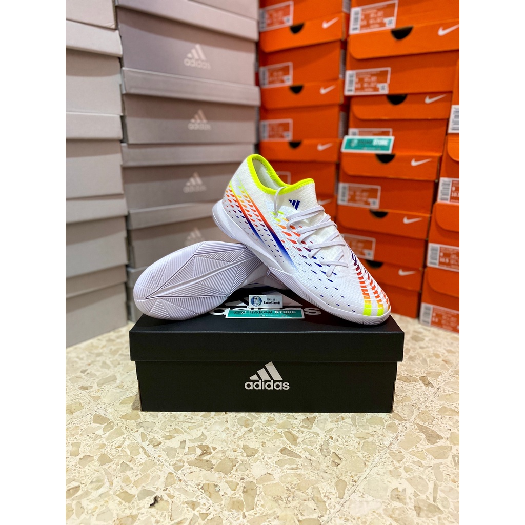 Sepatu Futsal Adidas Predator Edge.3 L IN White Solar GV8520 Original BNIB