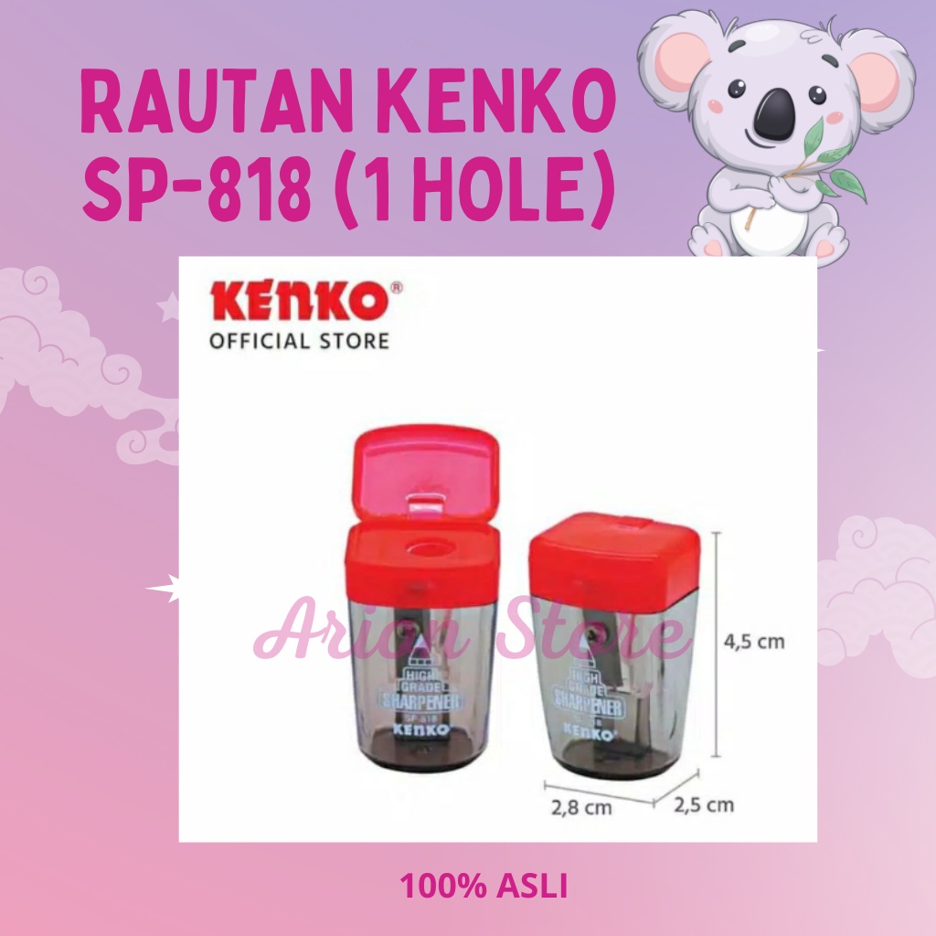 

[ARION STORE] Rautan Pensil 1 Lubang Kenko SP-818 / Orotan Pensil 1 Lubang [PCS]