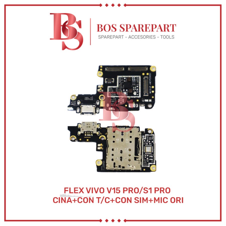 FLEXIBEL VIVO V15 PRO/S1 PRO CINA+CONNECTOR CHARGER +CONNECTOR SIM+MIC