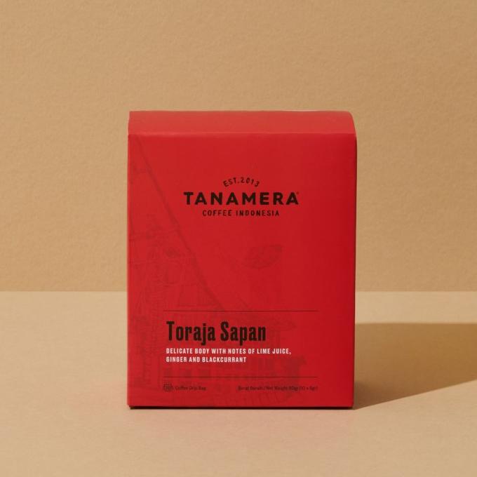 

[BISA COD] Tanamera Coffee Drip Bag / Filter Bag: Toraja Sapan - 5 Drip bag
