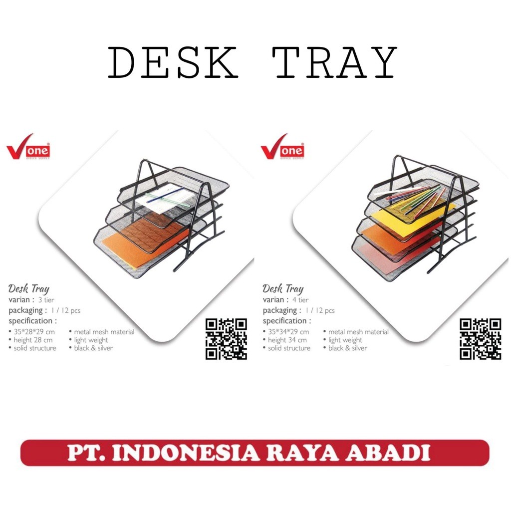 

Desk Tray | Rak Susun | Rak Kertas | Rak Dokumen