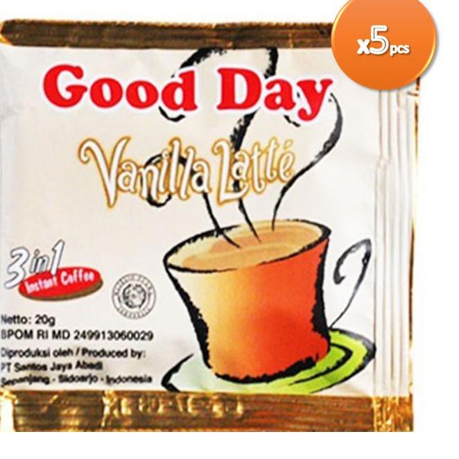 

ㅃ Good Day Kopi Instan Vanilla Latte 10 x 20 gr ღ