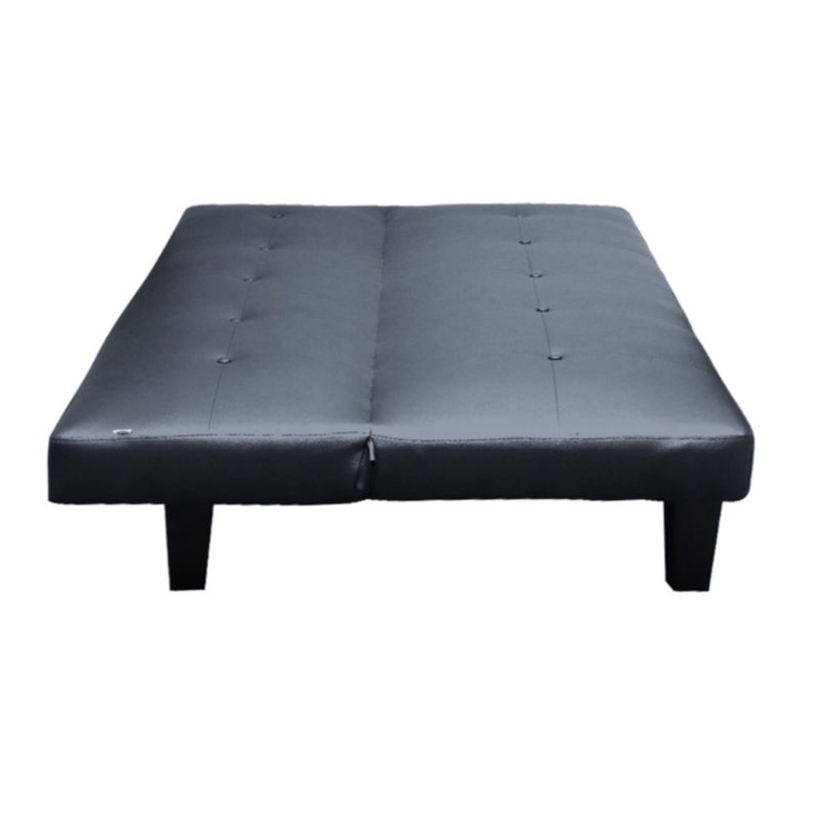 SOLEIL Ramadante Sofa Tidur Kulit Outdoor/Sofa Kursi - Hitam