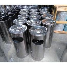 Tong Sampah Stainless / Asbak Sampah Stainless / Tempat Sampah