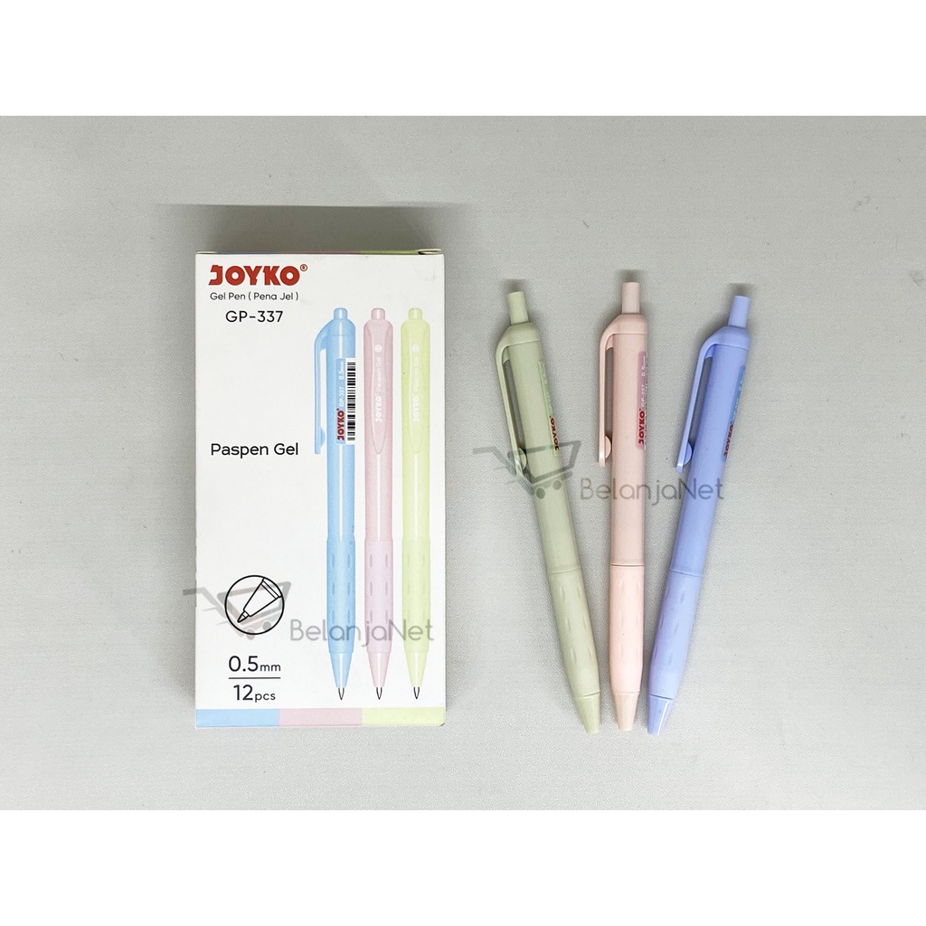 

Gel Pen | Pulpen Gel | Pena Gel GP-337 Paspen Gel Joyko 0.5mm