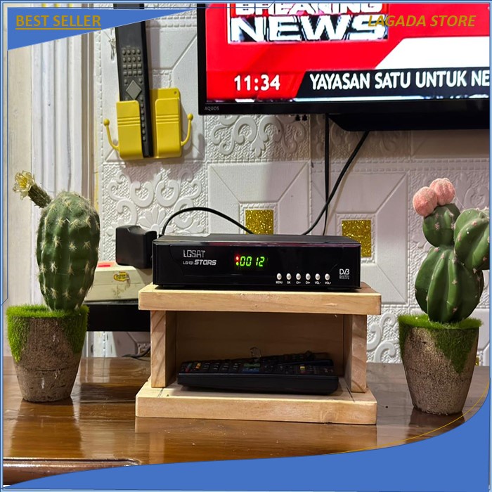 Rak Set Top Box dan Parabola