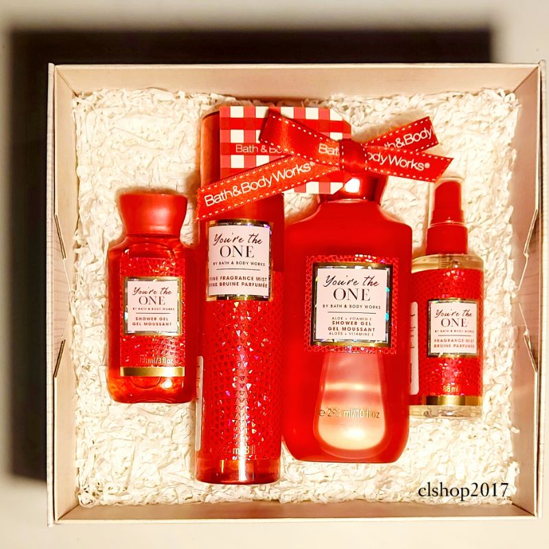 BBW YOU'RE THE ONE GIFT SET PAKET BATH &amp; BODY WORKS