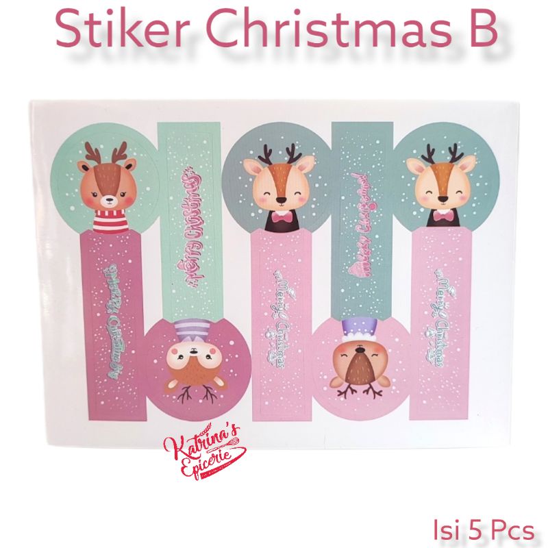 

Sticker Natal Merry Christmas Harga Per 5 Lembar (25-30 Pcs Stiker)