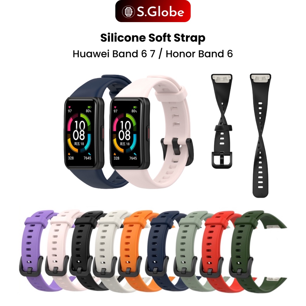 Strap Huawei Band 6 7/ Honor Band 6 Replacement Band Silicone Soft