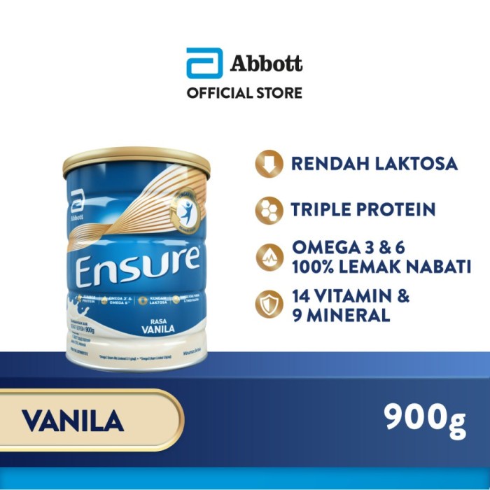 

[COD] ENSURE FOS 900GR VANILLA - COKLAT EXP 2022 - VANILLA 900GR