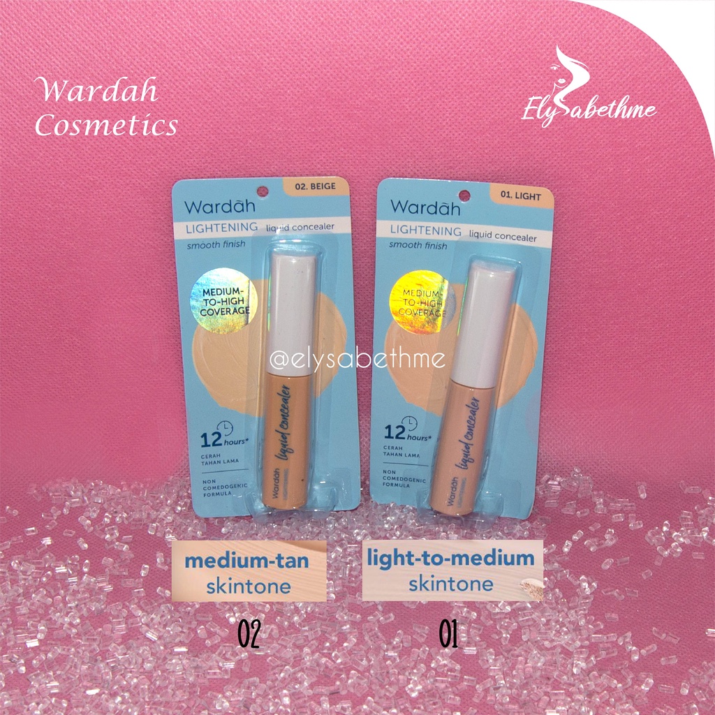 ✿ELYSABETHME✿ 🅆 🄰 🅁 🄳 🄰 🄷 wardah beauty lightening concealer penutup menutupi pori kantong mata jerawat kosmetik halal