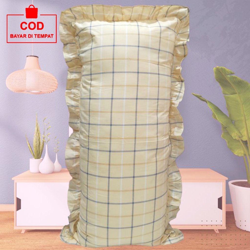 ✅COD Sarung Bantal Cinta Jumbo 50x100 Kain Katun Model Rumbai Rempel Perlengkapan Hiasan Home Decor Dekor Dekorasi Kamar Ruang Tamu Ruangan Interior Rumah Beraneka Warna Dan Motif