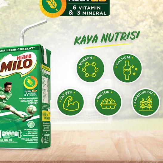 

Terlaku.../ Nestle Milo ACTIV-GO Susu UHT Coklat 4 x 180 mL