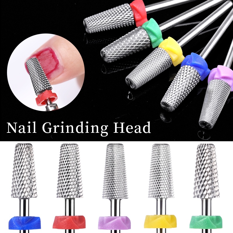 Born PRETTY Nail Drill Kepala Gerinda Kuku Bahan Baja Tungsten Untuk Mesin Manicure Pedicure Elektrik Cabut Gel Kuku