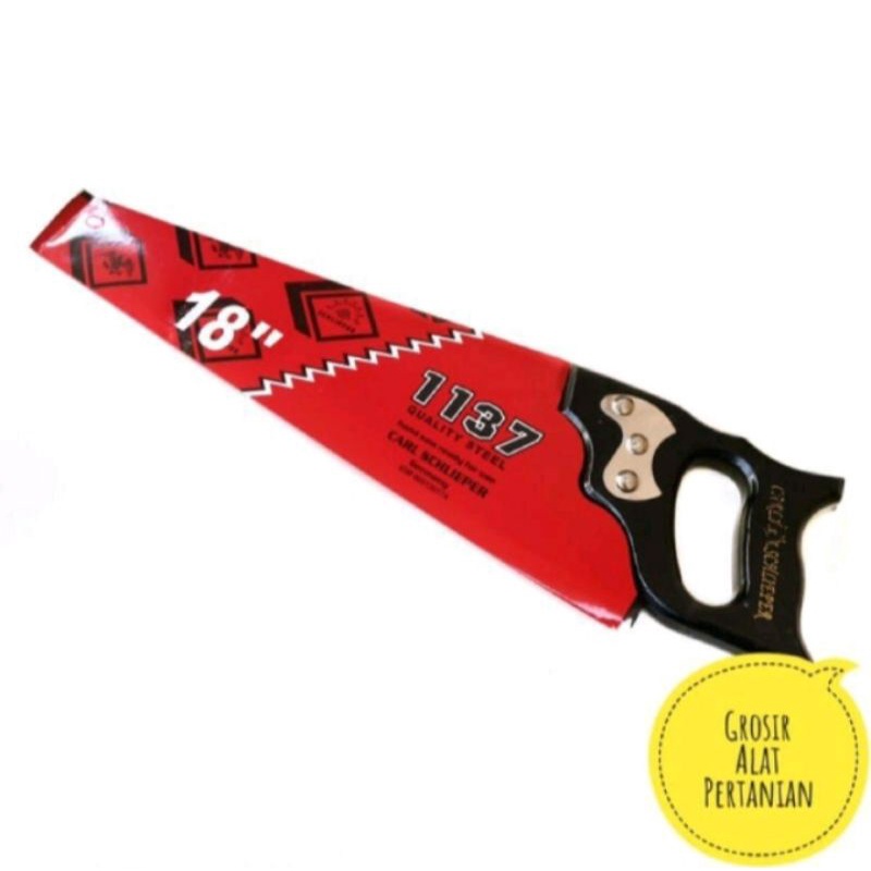 GERGAJI KAYU CAP MATA CARL SCHLIEPER 18 INCH ORIGINAL