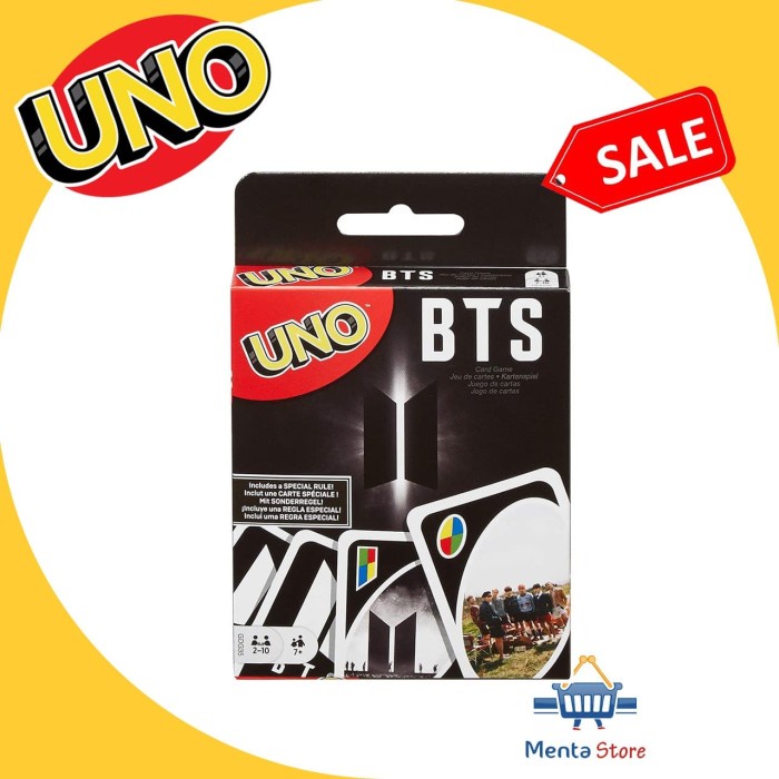 Kartu Uno Card Bts Mattel Games Original Edition Cards Kartu Boy Band Kpop