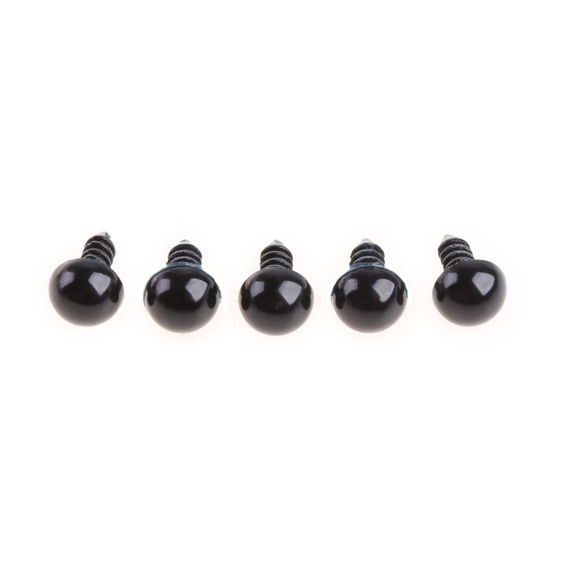 Mary 20pcs Mata Pengaman Plastik Hitam 6-20mm Untuk Teddy Bear/Boneka/Mainan Hewan/Felting
