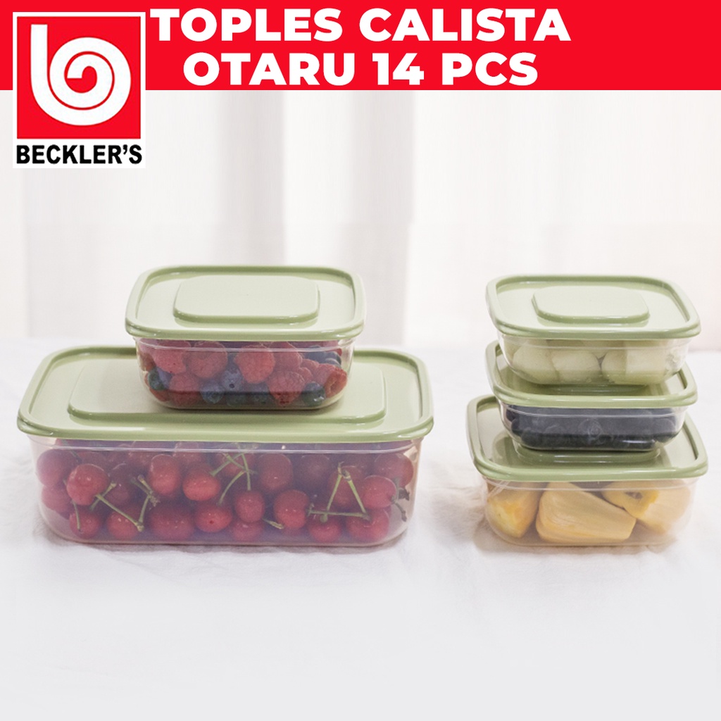 Toples Calista Set 14 PCS Tempat Makanan Multifungsi 3 WARNA