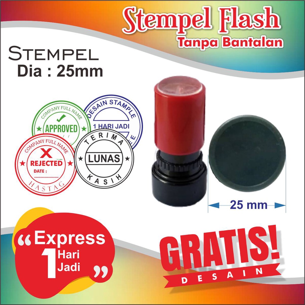 

Stempel Flash Dia. 2.5 cm eExpress