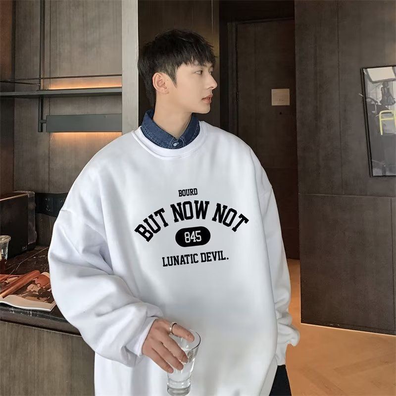Sweater Oversize (S - 6XL) Crewneck Korean Style Bigsize BUT NOT NOW Jaket Jumbo Pria Wanita Fleece Premium XXXXL 4XL 3L XXL Mocca Benhur khakhi Grey Coksu Brown JaKetin Aja Sweater Caramel BIG SIZE biru electrik
