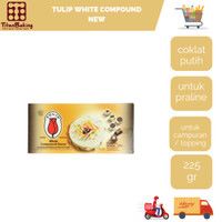 

TULIP WHITE COKLAT BLOK PUTIH 225GR X 1PCS, MUDAH DIPARUT &MUDAH LELEH