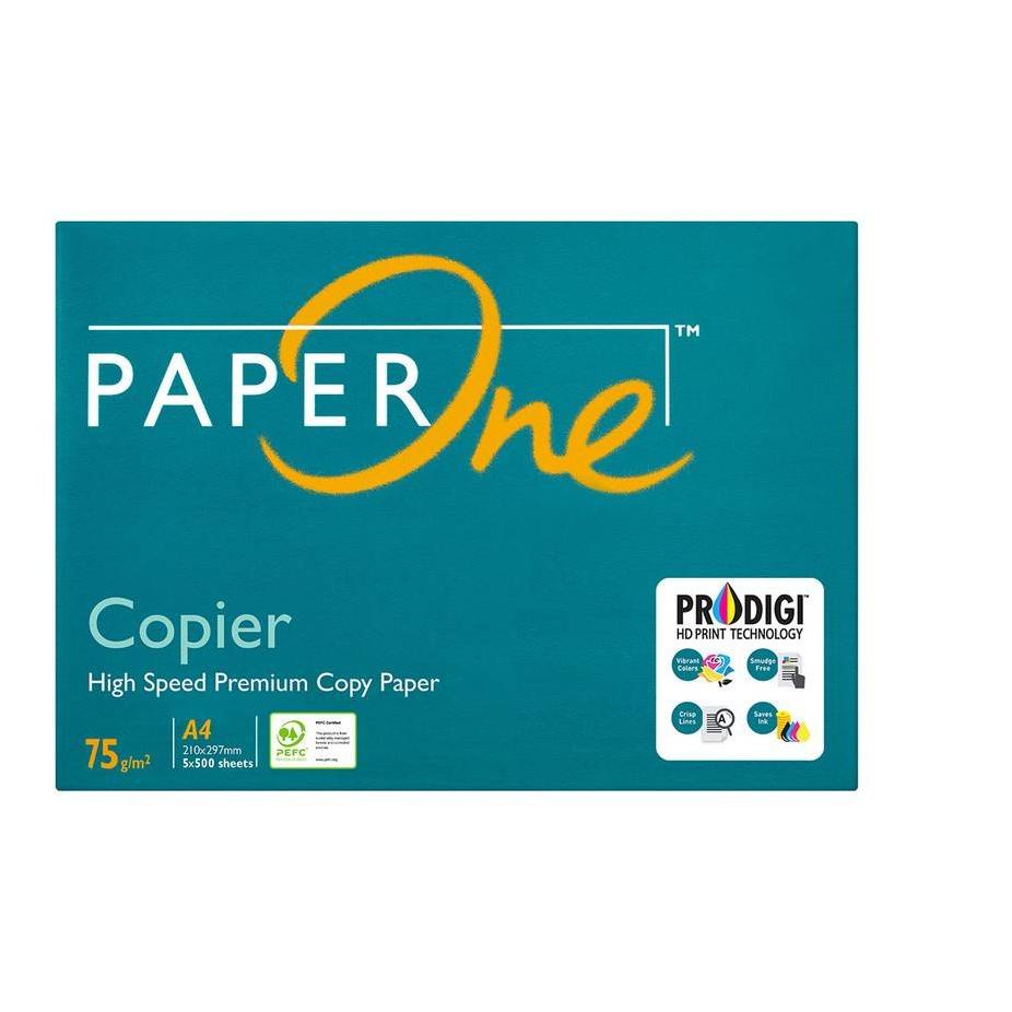 

➞oq Big Sale✷➞ PaperOne Kertas A4 75gr Copier 1 Rim (500 lembar) Kertas HVS A4 Kertas Fotocopy 48