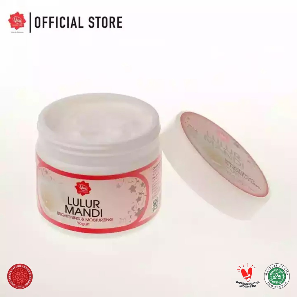 (JB99) Viva Lulur Mandi Brightening &amp; Moisturizing Yogurt (WHITENING &amp; GLOWING)