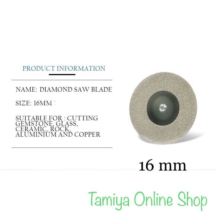 Mata Diamond 16mm Gerinda Potong Mini Grinder Wheel Cutting Disc