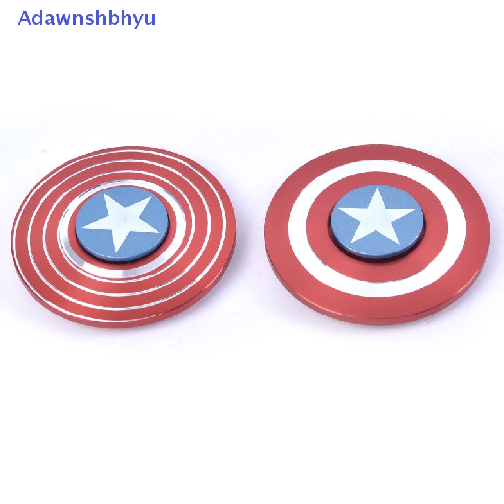 Adhyu Captain Amerika Ujung Jari Gyro Perisai Alloy Gyro Spinner Deion Mainan ID