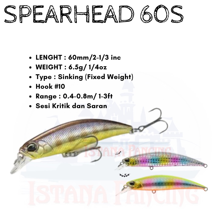 LURE DUO SPEARHEAD RYUKI 60S