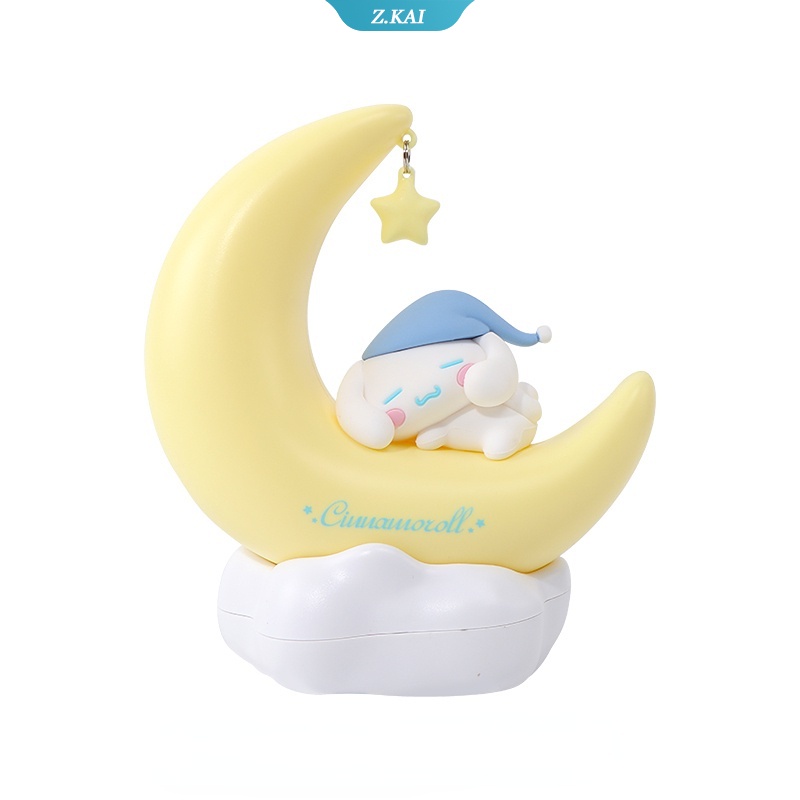 Lampu Malam Suasana Bulan Fantasi Sanrioed Lucu Kawaii Kuromi Cinnamoroll Dekorasi Desktop Lampu Meja Ornamen Hadiah [ZK]