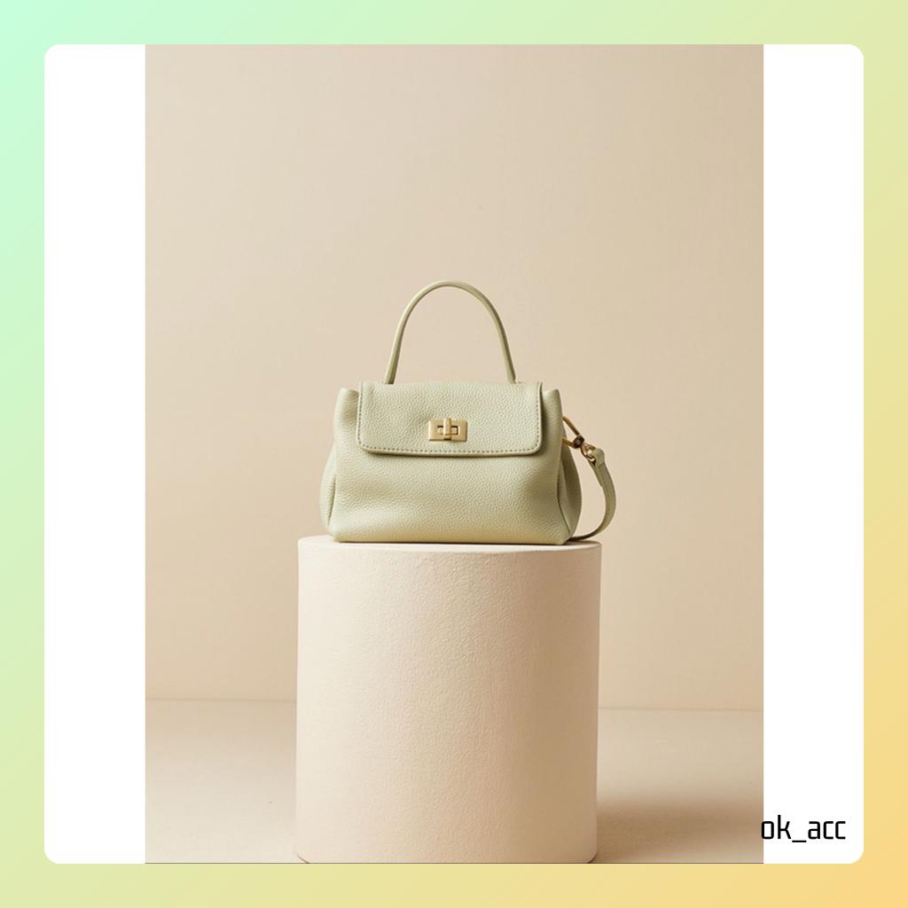 BARU Tas Selempang Kulit Wanita Luxury Mini Bag FT52 18.5 x 7.5 x 13.5 cm
