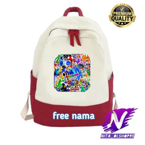 tas sekolah anak rainbow friends game roblox ransel anak