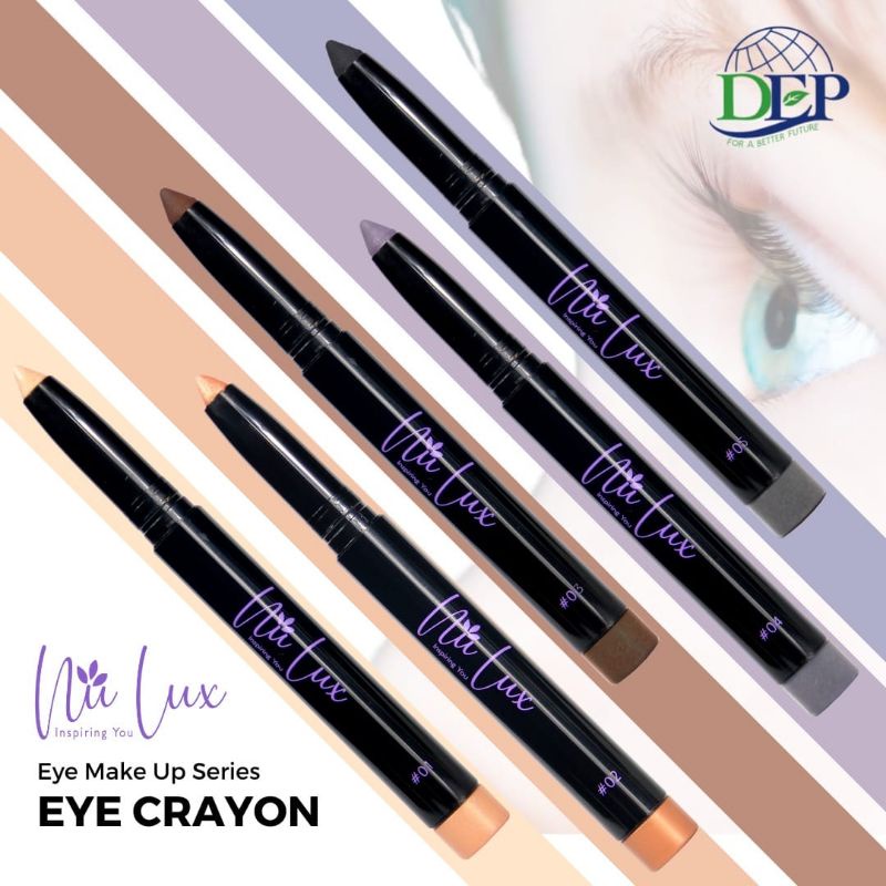NU LUX EYE CRAYON EYESHADOW PT DEP