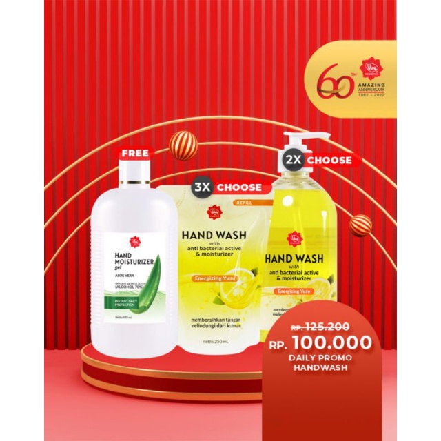 Paket 2 Viva Handwash 500ml 3 Handwash Refill 250ml FREE 1 Pcs Hand Moisturizer Gel 400 mL