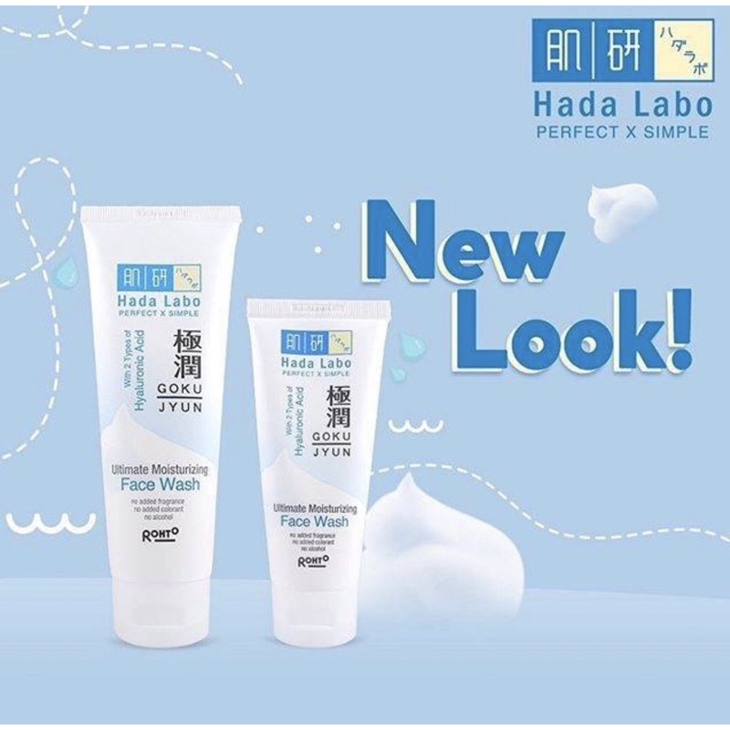 Hada Labo GOKUJYUN Ultimate Moisturizing Face Wash 100ml