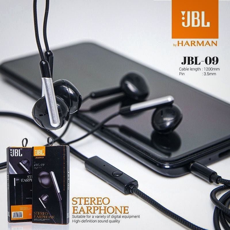 [JBL-9] Headset JBL extra Bass Earphone JBL Hight Sound Bass stereo