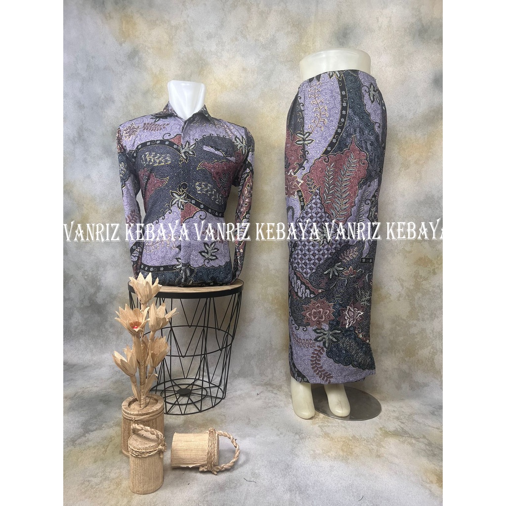 Vanriz Kebaya-Kemeja Batik Couple Rok Span