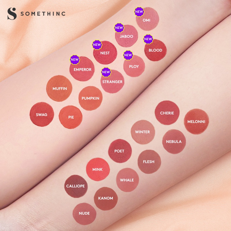 ❤️ Cloudy ❤️ Somethinc Fabric Lasting Tint / Lip Tint Natural / Liptint Somethinc Original 100%