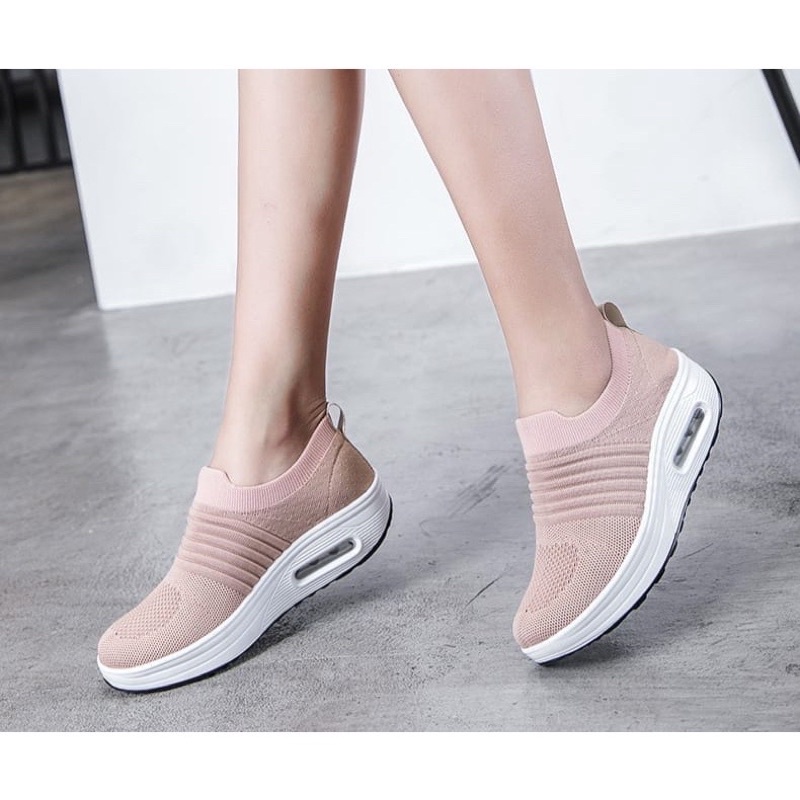 GROSIRTAS &quot;FREE BOX&quot; LV0161 Sepatu Selop Wanita Import Sepatu Slip On Wanita Tanpa Tali Polos Kualitas Premium