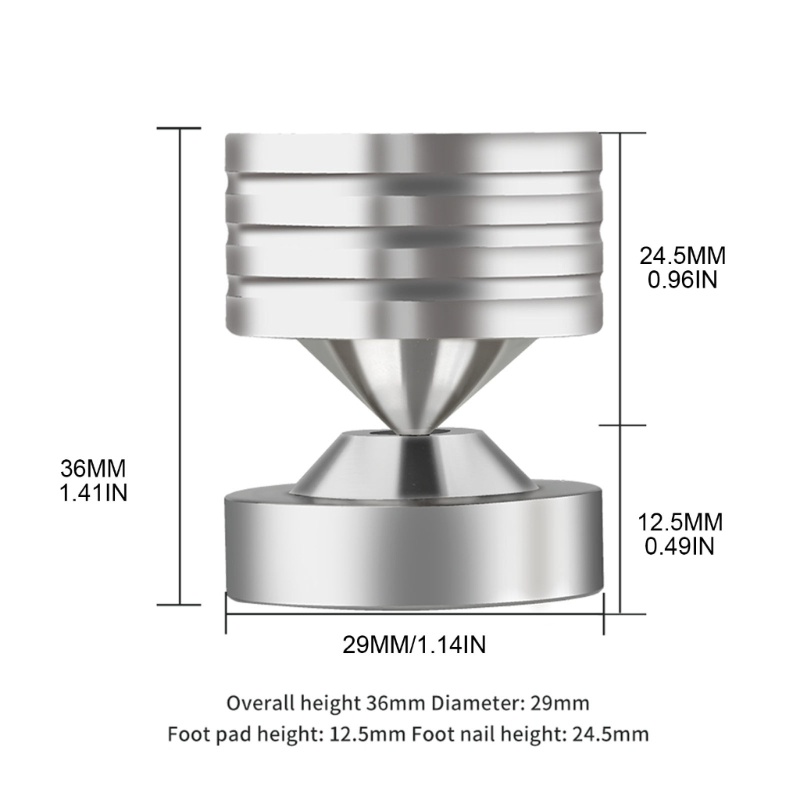 Bt Aluminium alloy loudspeaker Kaki Paku Kerucut Lantai Kaki Paku Speaker Berdiri Kaki